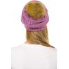 imageCC Hat43 Thick Warm Cap Hat Skully Faux Fur Pom Pom Cable Knit Beanie 2 PackNew Lavender