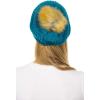 imageCC Hat43 Thick Warm Cap Hat Skully Faux Fur Pom Pom Cable Knit Beanie 2 PackTeal