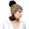imageCC Hatsandscarf CC Exclusives Solid Color Beanie Tail Hat0 Leopard