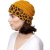 imageCC Hatsandscarf CC Exclusives Solid Color Beanie Tail Hat0 Leopard Mustard