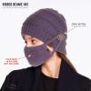 imageCC Hatsandscarf CC Exclusives Solid Color Beanie Tail HatA Button Red