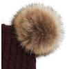 imageCC Hatsandscarf Exclusives Cable Knit Double Pom Winter Beanie HAT2055HAT23Berrynatural Pom
