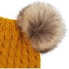 imageCC Hatsandscarf Exclusives Cable Knit Double Pom Winter Beanie HAT2055HAT23Mustardnatural Pom