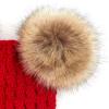 imageCC Hatsandscarf Exclusives Cable Knit Double Pom Winter Beanie HAT2055HAT23Rednatural Pom