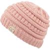 imageCC Hatsandscarf Kids Beanie Ages 25 Warm Chunky Thick Stretchy Knit Slouch Beanie Skull Hats YJ847KIDSIndi Pink