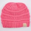 imageCC Hatsandscarf Kids Beanie Ages 25 Warm Chunky Thick Stretchy Knit Slouch Beanie Skull Hats YJ847KIDSNew Candy Pink Amz