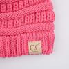imageCC Hatsandscarf Kids Beanie Ages 25 Warm Chunky Thick Stretchy Knit Slouch Beanie Skull Hats YJ847KIDSNew Candy Pink Amz