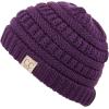 imageCC Hatsandscarf Kids Beanie Ages 25 Warm Chunky Thick Stretchy Knit Slouch Beanie Skull Hats YJ847KIDSPurple