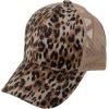 imageCC Kids 25 Ponytail Messy Buns Ponycaps Baseball Visor Cap HatBeige