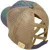 imageCC Kids 25 Ponytail Messy Buns Ponycaps Baseball Visor Cap HatCriss Cross Distressed Girls Fish Too Purple Multi
