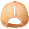 imageCC Kids 25 Ponytail Messy Buns Ponycaps Baseball Visor Cap HatGlitter Rose Gold