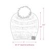 imageCC Kids Beanie Ages 25 Warm Chunky Stretchy Knit Slouch Beanie Skull Kids Hat with PomNew Candy Pink
