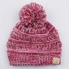 imageCC Kids Beanie Ages 25 Warm Chunky Stretchy Knit Slouch Beanie Skull Kids Hat with PomPurple Mix