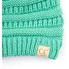 imageCC Kids Beanie Ages 25 Warm Chunky Stretchy Knit Slouch Beanie Skull Kids Hat with PomSage