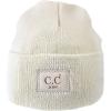 imageCC Kids Childrens Winter Knit Plain Cuff Skull Cap Beanie HatBeige