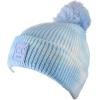 imageCC Kids Childrens Winter Thick Knit Tie Dye Pom Cuff BeanieBaby BlueWhite
