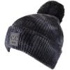 imageCC Kids Childrens Winter Thick Knit Tie Dye Pom Cuff BeanieDark GrayLight Gray