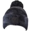imageCC Kids Childrens Winter Thick Knit Tie Dye Pom Cuff BeanieDark GrayLight Gray