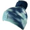 imageCC Kids Childrens Winter Thick Knit Tie Dye Pom Cuff BeanieDeep TealSeagreen