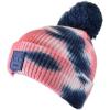 imageCC Kids Childrens Winter Thick Knit Tie Dye Pom Cuff BeanieNavyPink