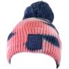 imageCC Kids Childrens Winter Thick Knit Tie Dye Pom Cuff BeanieNavyPink