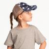 imageCC Kids CrissCross Elastic Band Distressed Star Print Pony Cap for Kids KIDSBT933Navy