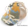 imageCC Kids CrissCross Elastic Band Ponytail Caps Messy Buns Trucker Plain Baseball Cap KIDSBT780Camobeige