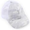 imageCC Kids CrissCross Elastic Band Ponytail Caps Messy Buns Trucker Plain Baseball Cap KIDSBT780Camowhite