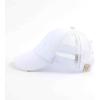 imageCC Kids CrissCross Elastic Band Ponytail Caps Messy Buns Trucker Plain Baseball Cap KIDSBT780White