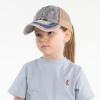 imageCC Kids CrissCross Elastic Band Stone Washed Denim Baseball Pony Cap for Kids KIDSBT1009Denim