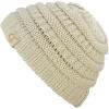 imageCC Kids Cute Warm and Comfy Childrens Knit Ski Beanie HatBeige