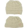 imageCC Kids Cute Warm and Comfy Childrens Knit Ski Beanie HatBeige