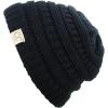 imageCC Kids Cute Warm and Comfy Childrens Knit Ski Beanie HatBlack