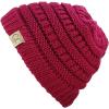 imageCC Kids Cute Warm and Comfy Childrens Knit Ski Beanie HatHot Pink