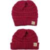 imageCC Kids Cute Warm and Comfy Childrens Knit Ski Beanie HatHot Pink