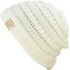 imageCC Kids Cute Warm and Comfy Childrens Knit Ski Beanie HatIvory