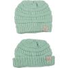 imageCC Kids Cute Warm and Comfy Childrens Knit Ski Beanie HatMint