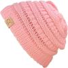 imageCC Kids Cute Warm and Comfy Childrens Knit Ski Beanie HatPale Pink