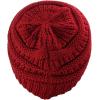 imageCC Kids Cute Warm and Comfy Childrens Knit Ski Beanie HatRed