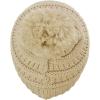 imageCC Kids Cute Warm and Comfy Pom Pom Childrens Knit Ski Beanie HatBeige