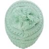 imageCC Kids Cute Warm and Comfy Pom Pom Childrens Knit Ski Beanie HatMint