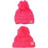 imageCC Kids Cute Warm and Comfy Pom Pom Childrens Knit Ski Beanie HatNew Candy