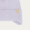 imageCC Kids Ear Flap Fur Pom Beanie for Boys Girls  Comfortable Soft Warm Children Youth Knit Skully Hat with Faux Fur PomLavender