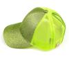 imageCC Kids Ponytail Caps Messy Buns Trucker Plain Baseball Cap BT6KIDSLime