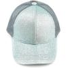 imageCC Kids Ponytail Caps Messy Buns Trucker Plain Baseball Cap BT6KIDSMint