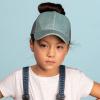 imageCC Kids Ponytail Caps Messy Buns Trucker Plain Baseball Cap BT6KIDSMint