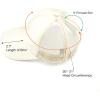 imageCC Kids Ponytail Caps Messy Buns Trucker Plain Baseball Cap BT6KIDSWhite
