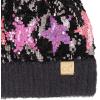 imageCC Kids Sequin Fur Pom Beanie for Boys Girls  Comfortable Soft Warm Children Youth Knit Skully Hat with Faux Fur PomMulti Star 2