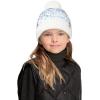 imageCC Kids Sequin Fur Pom Beanie for Boys Girls  Comfortable Soft Warm Children Youth Knit Skully Hat with Faux Fur PomWhite