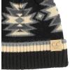 imageCC Kids Southwest Pattern Fur Pom Beanie for Boys Girls  Comfortable Soft Warm Children Youth Knit Skully Hat with Faux PomBlack